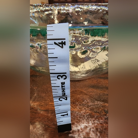 Aqua Green Recycled Glass Bowl - Picture 6 of 8